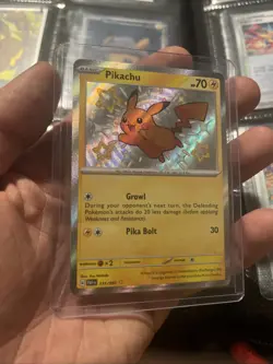 Pokemon Pikachu Baby Shiny 131/091 SV Paldean Fates PAF Pack, Fresh NM Condition - Image 4