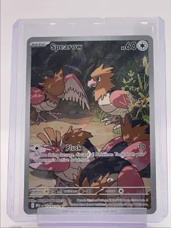 SPEAROW 2025 POKEMON MEGA EVOLUTION ILLUSTRATION RARE 151/132 Q2714 - Image 1