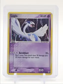 LUGIA 2005 POKEMON EX RUBY & SAPPHIRE UNSEEN FORCES RARE HOLO 29/115 Q5677 - Image 1