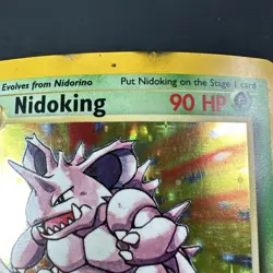 Nidoking 11/102 Base Set Holo Rare Vintage 1999 Pokemon Card - Image 3