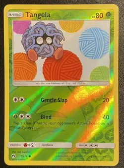 Tangela Reverse Holo Common 1/214 Pokemon TCG Sun & Moon Lost Thunder NM - Image 1