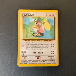 Pokemon Farfetch'd 027/102 Base Set Uncommon Regular 50HP English - Image 1