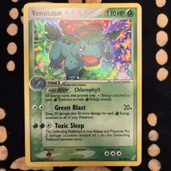 Venusaur - 28/100 Crystal Guardians Holo Rare Pokemon - LP - Image 1