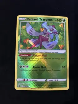Pokemon Card Tsareena V 246/264 Ultra Rare Full Art Holo Fusion Strike TCG NM-M - Image 1