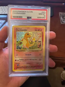 PSA 10 Mint Charmander CLC 2023 Pokemon Trading Card Game Classic 001/034 - Image 3
