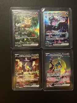 Pokemon Walking Wake Ex 205 Gouging Fire 204 Raging Bolt 208 Iron Crown 206 NM - Image 1