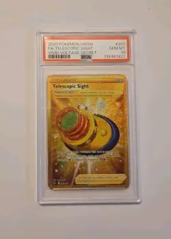 2020 POKEMON SWORD & SHIELD VIVID VOLTAGE #203 FULL ART/TELESCOPIC SIGHT PSA 10 - Image 1