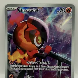 Charcadet 022 ETB Black Star Promo - Pokemon TCG Phantasmal Flames - NM - Image 1