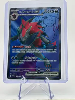 Pokemon N's Zoroark EX Journey Together Ultra Rare Full Art 175/159 - Image 1