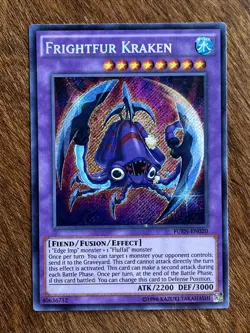 Frightfur Kraken 1996 YuGiOh FUEN-EN020 First Edition Holo - Image 1