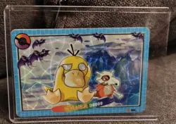 Super Rare 1990s Pokemon Pocket Monsters Holo Vending Sticker Power 90000 Card - Image 1