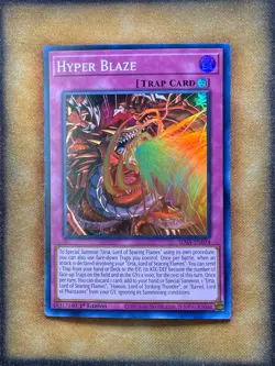 Yugioh Hyper Blaze SDSA-EN034 Super Rare 1st Ed NM - Image 1