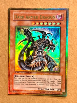 yugioh Dark Armed Dragon GLD2-EN031 Ultra Rare LIMITED EDITION near mint - Image 1