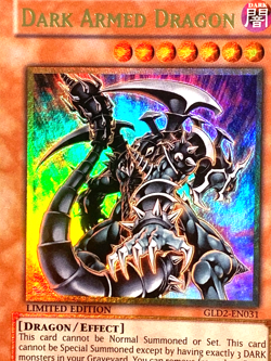 yugioh Dark Armed Dragon GLD2-EN031 Ultra Rare LIMITED EDITION near mint - Image 3
