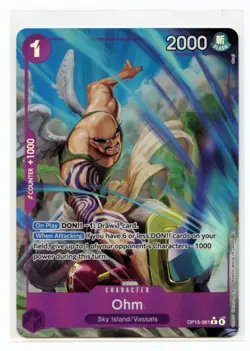 One Piece OP15 - Ohm Alt ART OP15-061 R* Foil - Adventure On Kami's Island Eng. - Image 1
