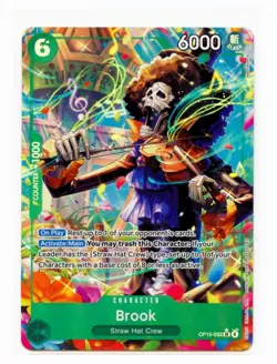 One Piece OP15 Brook Alt ART OP15-032 SR* Foil - Adventure On Kami's Island Eng. - Image 1