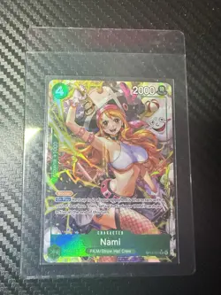 One Piece Nami OP14-031 Alt Art SR The Azure Sea’s Seven English - Image 1