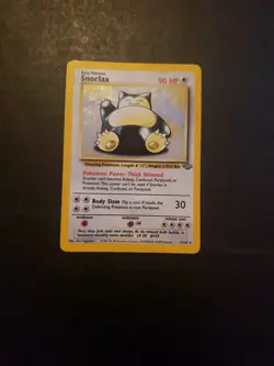 Snorlax 11/64 1st Edition Jungle Holo Rare Pokemon Card TCG 1999 - Image 2
