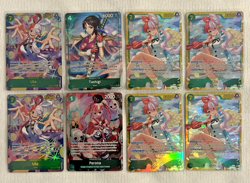 One Piece Heroine’s Edition Extra Booster Uta EB03-061 SEC Alt Art LOT 8X GREEN - Image 1