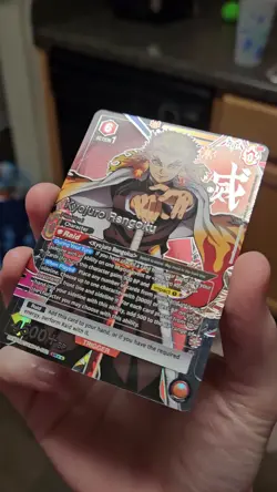 Union Arena Kyojuro Rengoku Demon Slayer SR 2 Star Parallel - Image 2