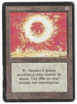 ►Magic-Style◄ MTG - Sol Ring - French Revised FBB - Poor - Image 2
