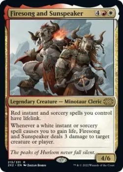 Firesong and Sunspeaker - Near Mint MTG Double Masters 2022 - Image 1