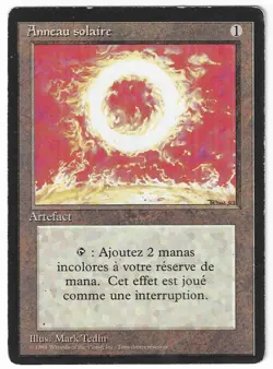 ►Magic-Style◄ MTG - Sol Ring - French Revised FBB - Played - Image 1