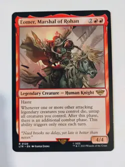 x1 Eomer, Marshal of Rohan R MTG The Lord of the Rings: Tales of Middle-Earth M/ - Image 1