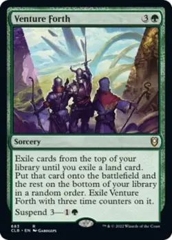 Venture Forth - Near Mint MTG Commander Legends: Battle for Baldur's Gate - Image 1