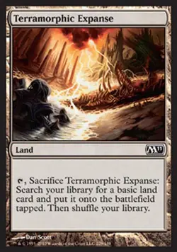 Terramorphic Expanse -Foil Light Play MTG Magic 2011 Core Set - Image 1