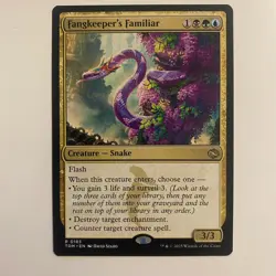 Fangkeeper's Familiar NM RARE Tarkir: Dragonstorm [TDM] MTG Regular #183 Mint - Image 1