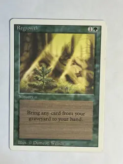 MTG - Revised Edition - Regrowth - MP - Image 1