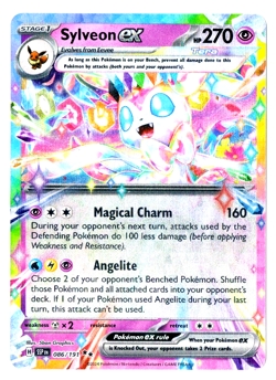 Sylveon ex 086/191 NM Sv08: Surging Sparks Holo Pokemon 2024 Card - Image 1