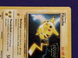 Pikachu Black Star Promo Card No.4 Kids WB Presents Pokemon The First Movie 1999 - Image 5