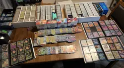 Pokemon 100 Card Lot + 10 HOLOs + 3 EX or better + 1 SEALED ENGLISH BOOSTER PACK - Image 1