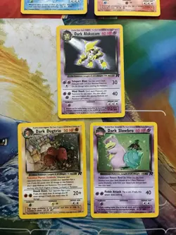 Vintage Pokemon Card Lot WOTC Cards Holo Fire Charizard Alakazam Slowbro - Image 2