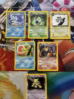 Vintage Pokemon Card Lot WOTC Cards Holo Fire Charizard Alakazam Slowbro - Image 3