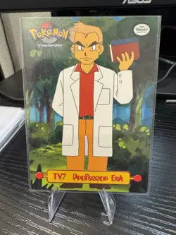Topps Pokemon Card TV7 Professor Oak LP - Image 1