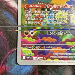Pokemon TCG Archeops Card 132/086 White Flare SV English - Image 5