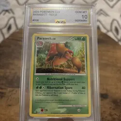 Pokemon Parasect 005/034 (2023) Trading Card Game Classic Holo AGS 10 - Image 1
