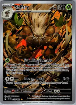 Shiftry 163/162 SV05: Temporal Forces - Pokemon Card - NM - Image 1