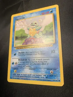 Squirtle - 63/102 - Base Set - Pokemon Card - MP TCG Base Set Vntg. Water - Image 2