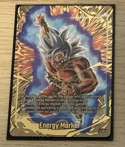 Dragon Ball Fusion World Goku Ultra Instint Energy Marker Card E-127 English - Image 1