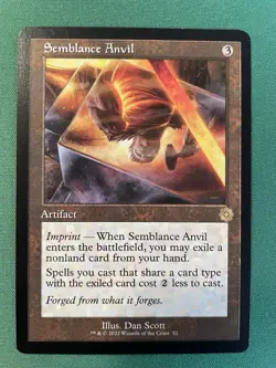 2022 MTG Semblance Anvil-The Brothers' War: Retro Frame Artifacts NM-M - Image 1