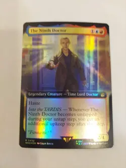 The Ninth Doctor (Extended Art) Universes Beyond: Doctor Who Foil - Image 1