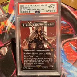 2025 #0382 SEPHIROTH, FABLED SOLDIER/SEPHIROTH, ONE-WINGED ANGEL PSA 10 - Image 1