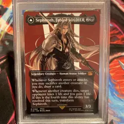 2025 #0382 SEPHIROTH, FABLED SOLDIER/SEPHIROTH, ONE-WINGED ANGEL PSA 10 - Image 2