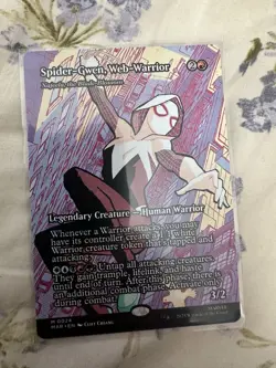 Spider-Gwen, Web-Warrior - Najeela, the Blade-Blossom (Borderless) Regular - Image 1