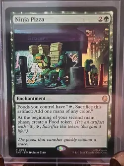 Ninja Pizza Commander: Teenage Mutant Ninja Turtles MTG Regular Near Mint - Image 3