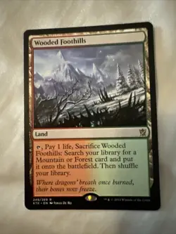 MTG Wooded Foothills Khans of Tarkir 249/269 Regular Rare - Image 1